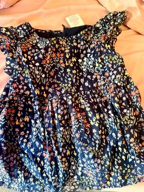 Girls jumping beans floral blouse 4t